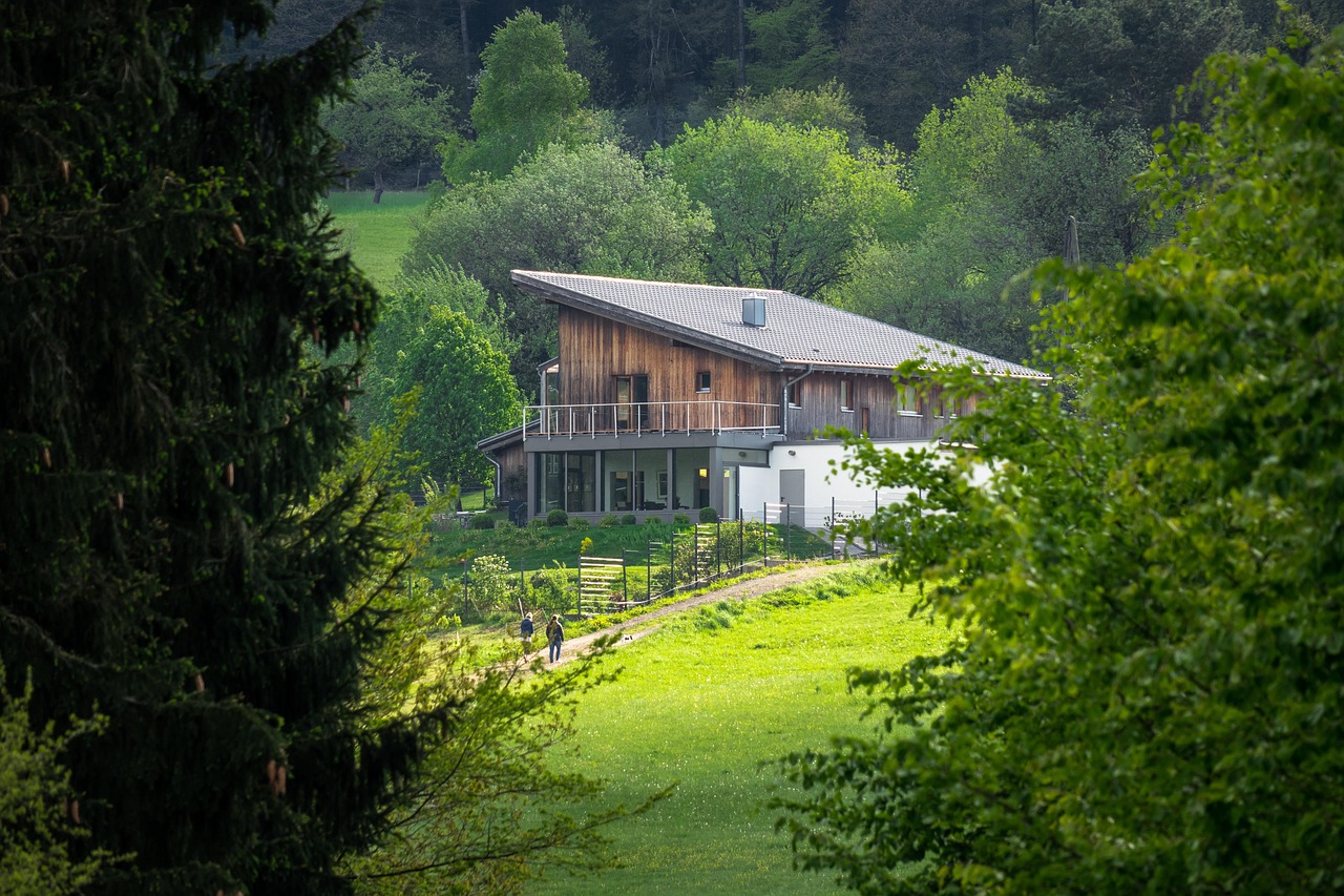 house, single family home, residential house, new building, reside, rural, country house, modern, architecture, building, idyll